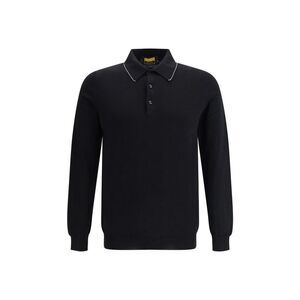 Svevo Black Cotton Polo Men's Shirt